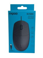 RAPOO N100C Type-C Wired Mouse (01YW) - Image 2
