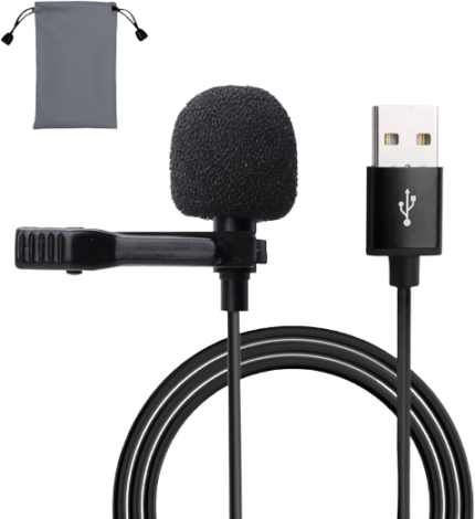 LAVALIER Wired USB Collar Mic (03MW)