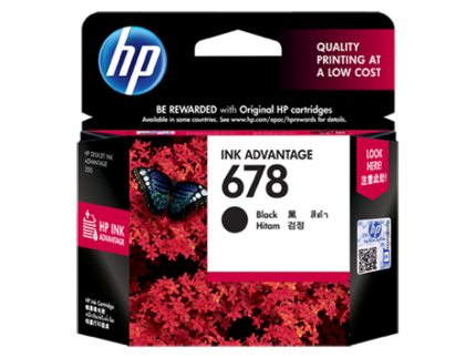 HP 678 Black Cartridge