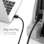 UGREEN USB 2.0 AM to BM Print Cable 1.5m (Black) US135 - 10350 - Image 2