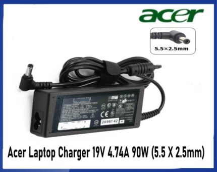 ACER 19V 4.74A 90W 5.5mm X 2.5mm Pin Laptop Charger (6MW)