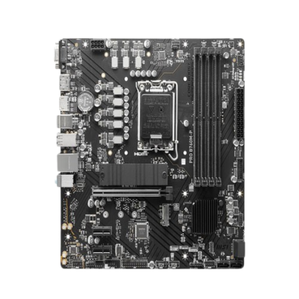 MSI PRO B760M P DDR5 Motherboard (12th/13th/14th Gen Processor Support) (3YW)