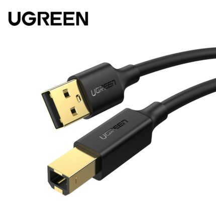 UGREEN USB 2.0 AM to BM Print Cable 1.5m (Black) US135 - 10350