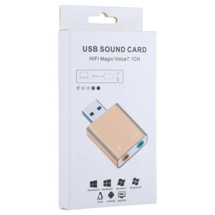 USB Sound Card Hifi Magic Voice 7.1CH (6MW)