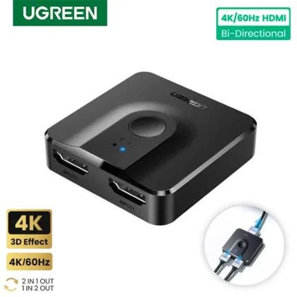 UGREEN HDMI Switcher 2 In 1 Out 4K@60Hz - CM217-50966 (1YW)