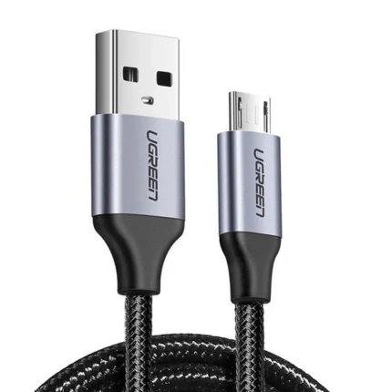 UGREEN USB to Micro USB 2.0 Cable 1M Metal/Black-US290-60146-(1YW)