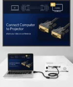 UGREEN VGA Male to Male Cable 1.5m 1080P@60Hz (Black) – VG101 – 11630-(1YW) - Image 2