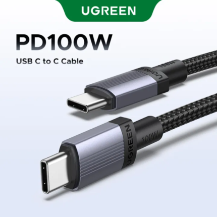 UGREEN USB-C to USB-C PD Fast Charging Cable 100W Max 1m - L528-65832 -(1YW)