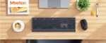 MEETION C2000 Wireless Keyboard and Mouse Combo Rechargeable 2.4GHz & Bluetooth (1YW) - Image 10